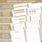 bloom daily planners Undated Soft Cover Planner, 5.5" x 8.25", Tan Leopard